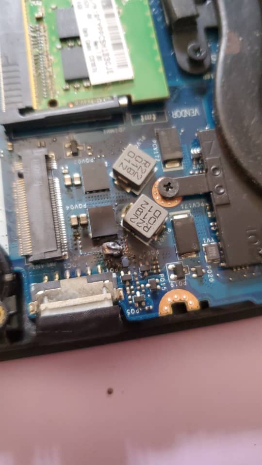 Burnt Integrated CIrcuit